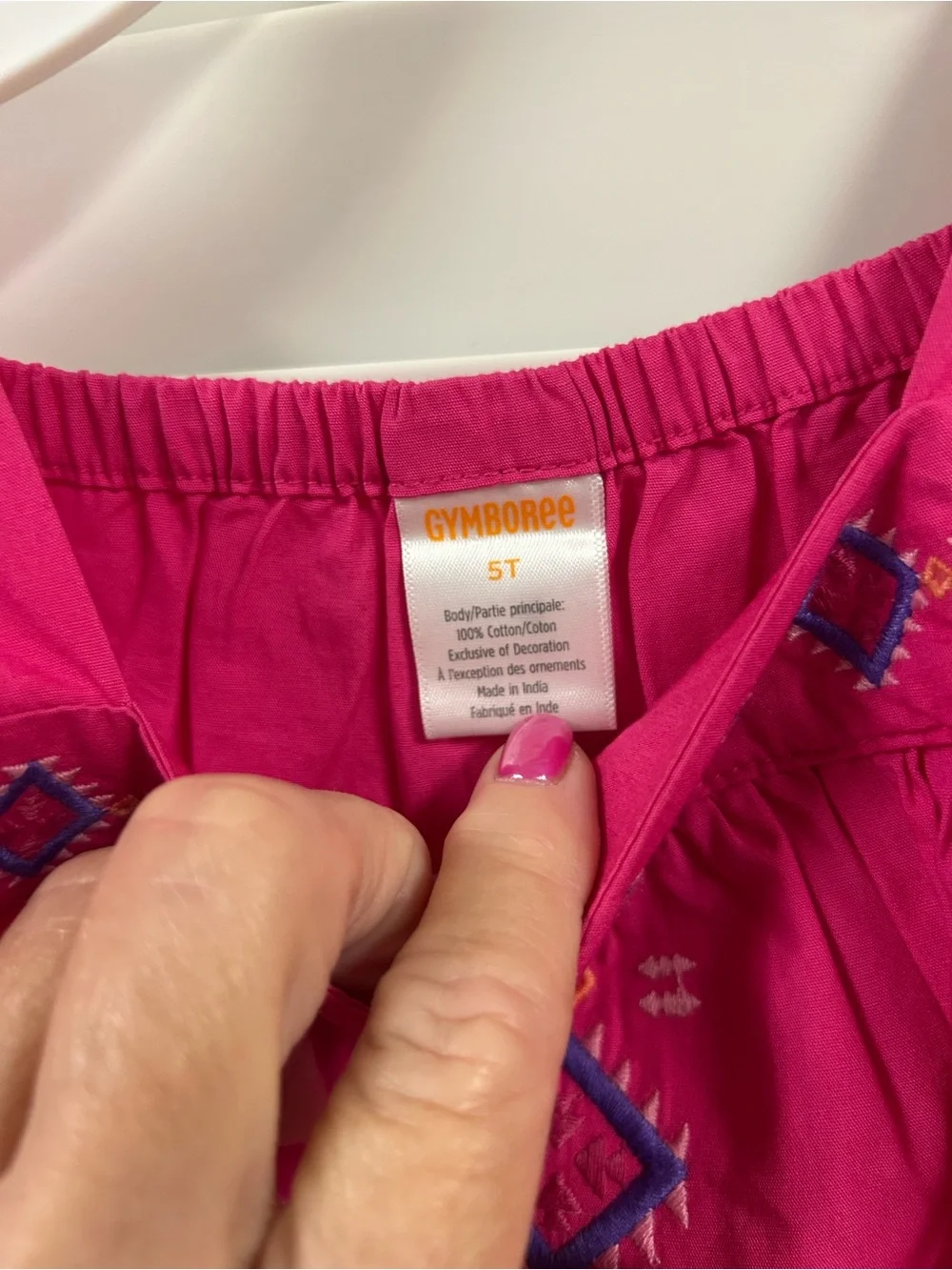 Gymboree Bright Pink Embroidered Sundress